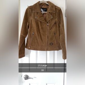 BNWT Harley Davidson Suede Jacket